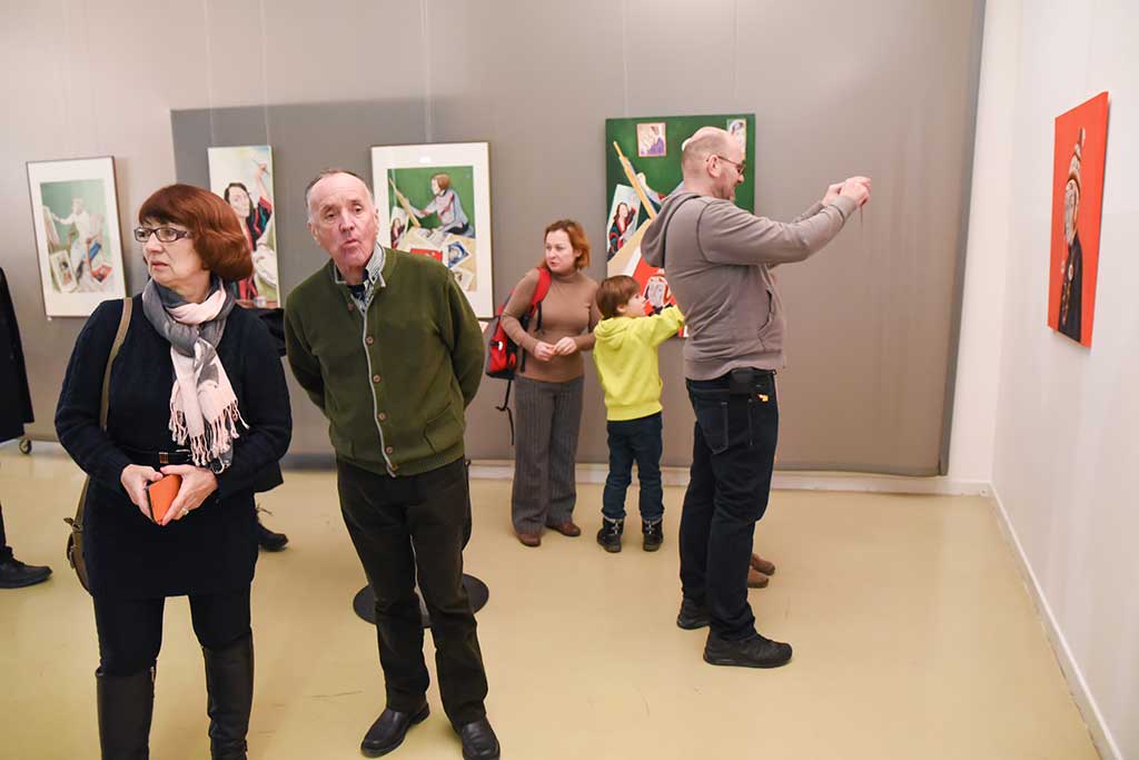 Открытие выставки &laquo;Художница = Модель&raquo; Нины Вержбинской-Рабинович 