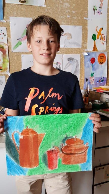 Alexander N., 11 years, with his drawing
