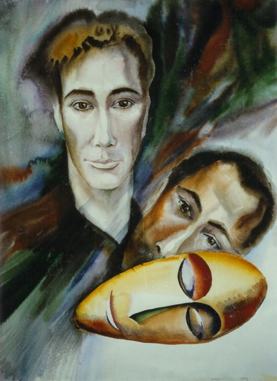 Gesicht-Antlitz-Maske